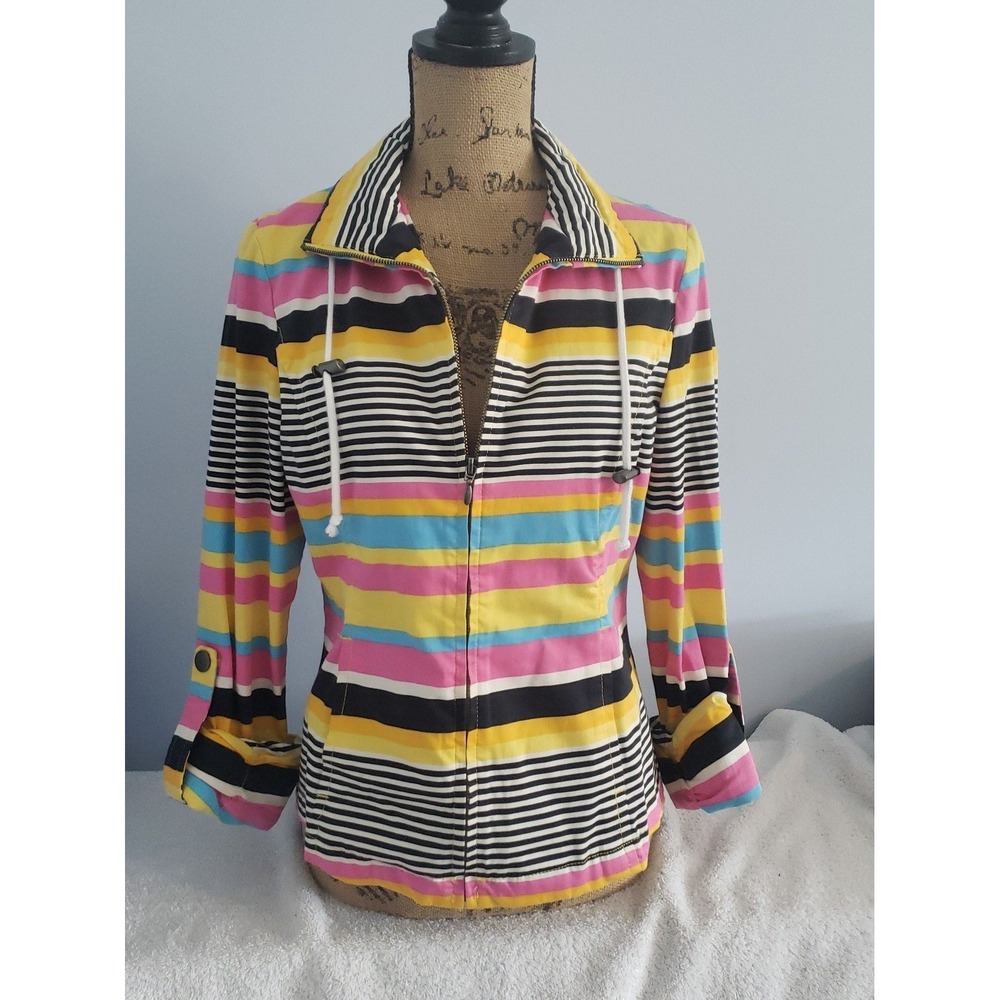 AMI Brand Womans Zipup Light weight Jacket Size Medium
